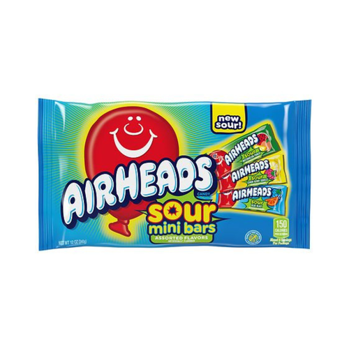 Airheads Candy Sour Mini Bars Assorted - 12 Oz Best by: 02/27, haggle goods, www.hagglegoods.store