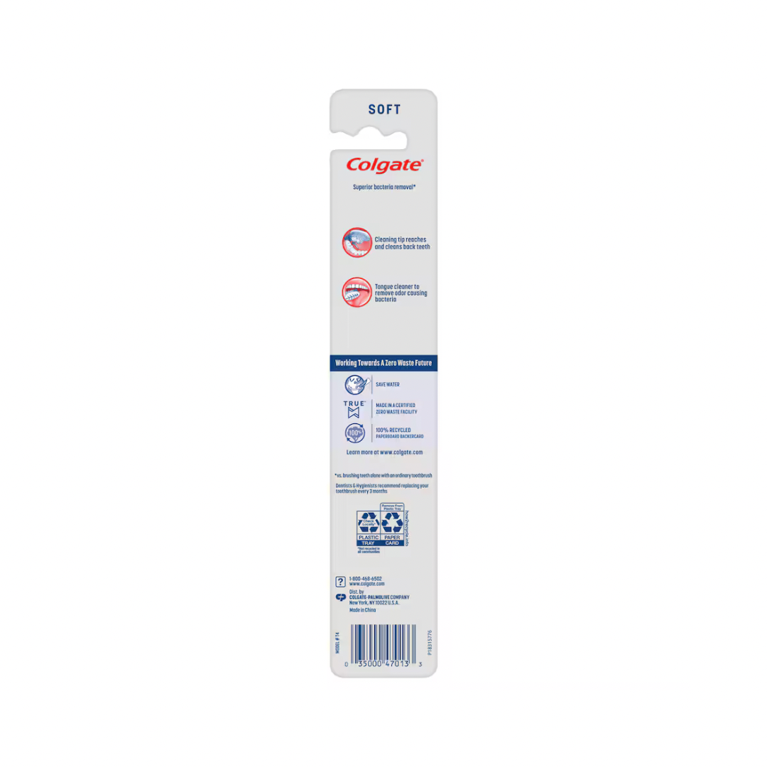 Colgate Plus Soft Bristle Toothbrushes, 1 ct.
