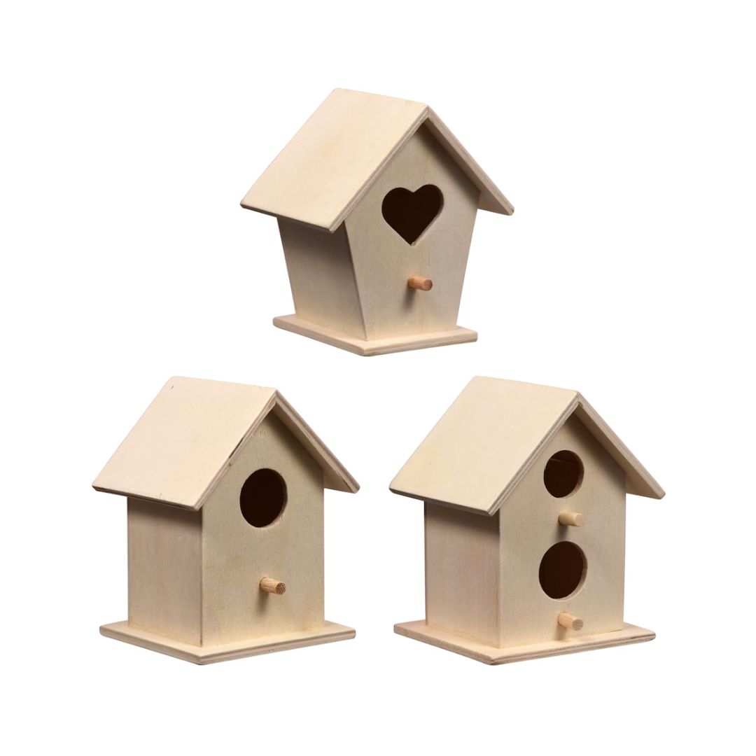 Crafter's Square Decorative Wooden Bird Houses, haggle goods