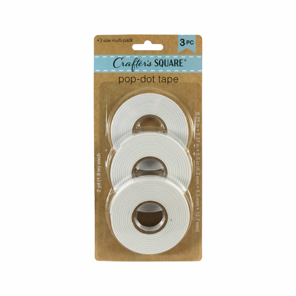 Crafter's Square Pop-Dot Tape, 3-ct. Roll Packs, haggle goods, www.hagglegoods.store