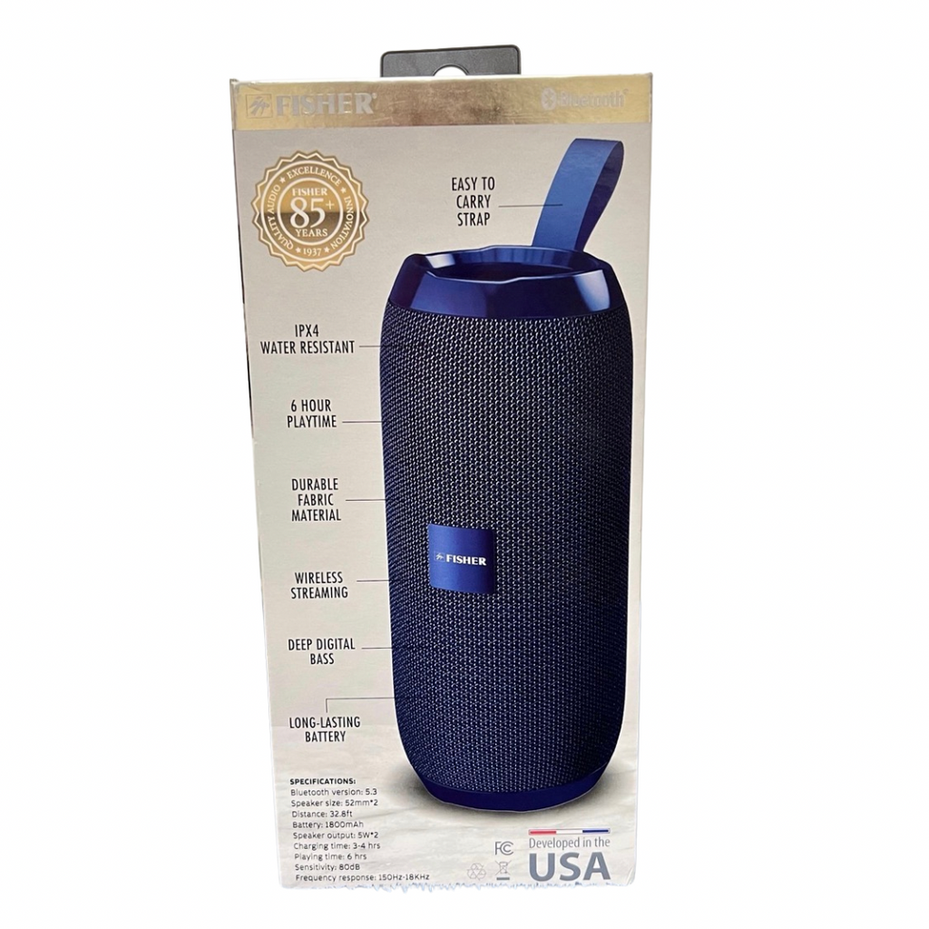 Fisher Rave Go Bluetooth Portable Speaker