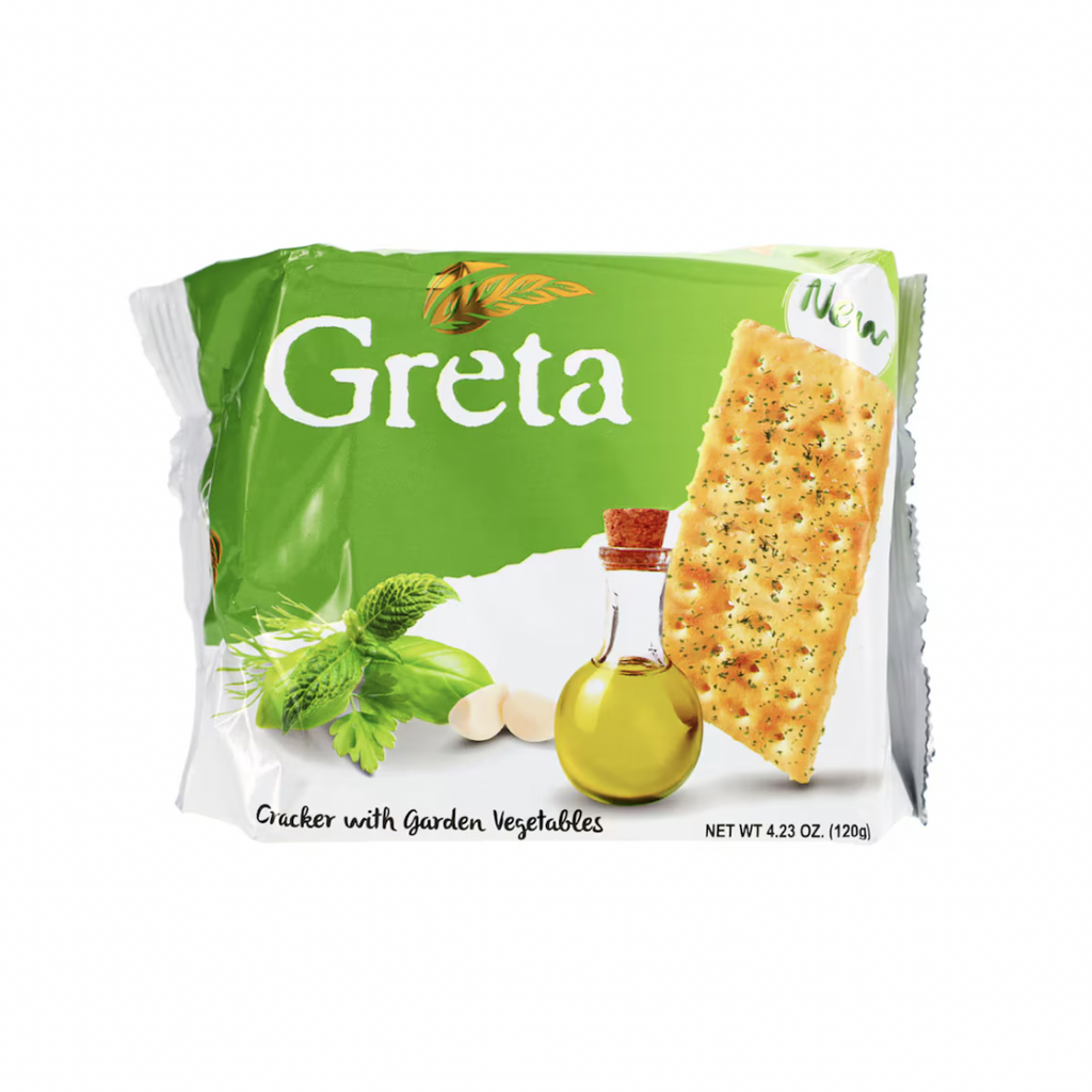 Greta Garden Vegetable Crackers, 1 ct., haggle goods