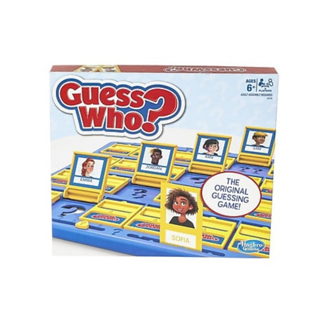 Guess Who? Original Guessing Game Board Game for Kids and Family Ages 6 and Up, 2 Players, haggle goods