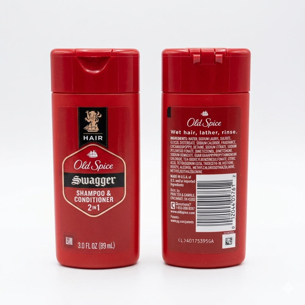 Old Spice Men's Swagger 2-in-1 Shampoo & Conditioner - 3 fl oz. (2-pack)