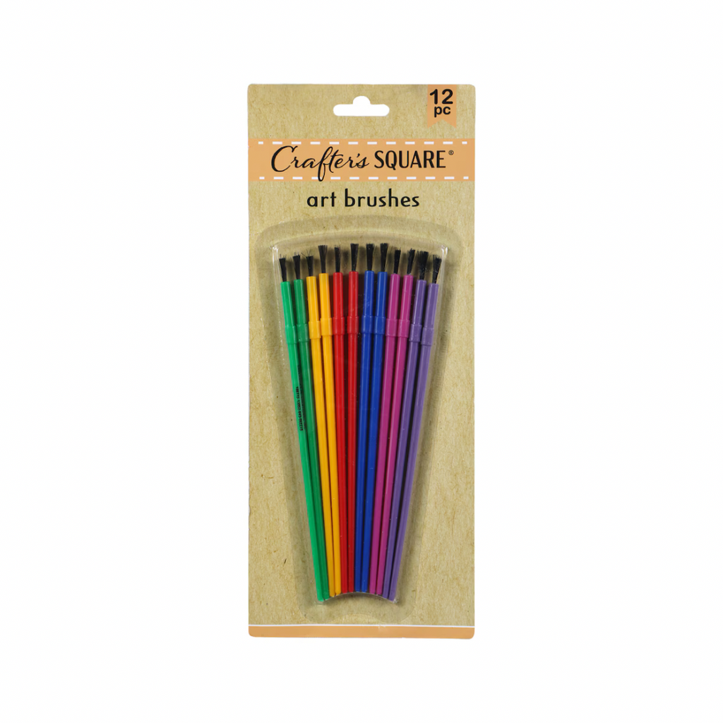 Crafter's Square Artist Brushes, 12-ct. Packs