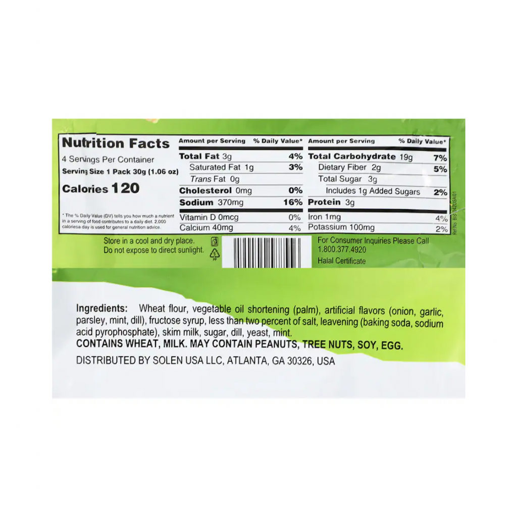 Greta Garden Vegetable Crackers, 1 ct.