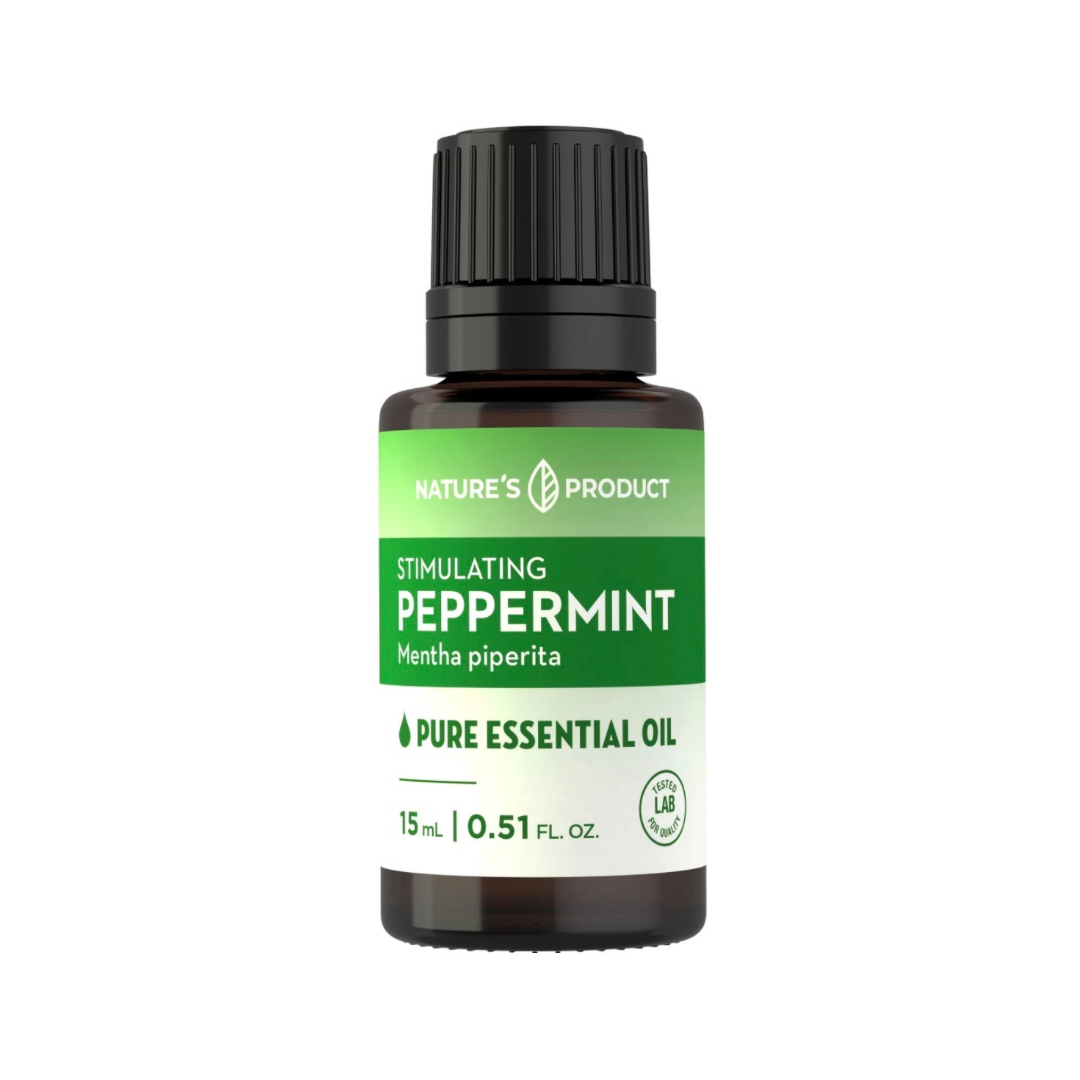 Peppermint Pure Essential Oil, 15 ml. Dropper Bottle