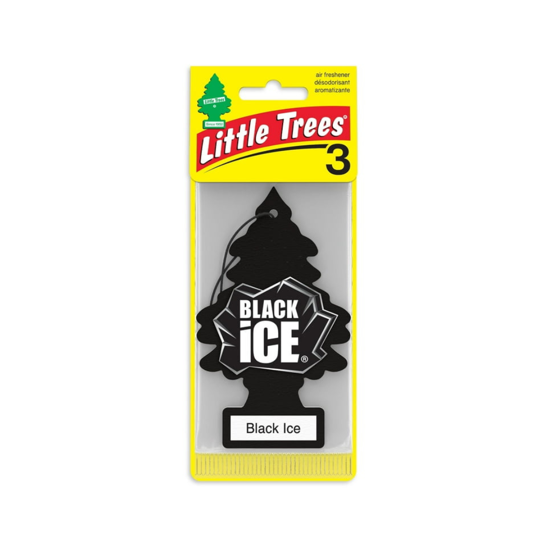 Little Trees Air Freshener Black Ice Fragrance 3-Pack, haggle goods
