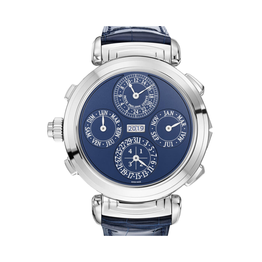 Patek Philippe Grand Complications Hand Wind Blue Dial Men's Watch, haggle goods, www.hagglegoods.store