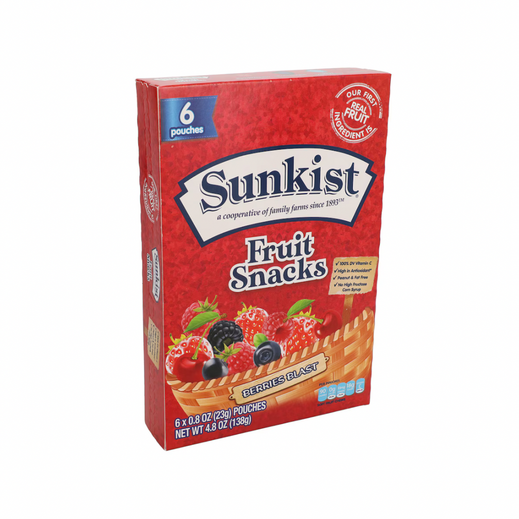 Sunkist Fruit Snacks, 6-ct. 4.8 oz., haggle goods