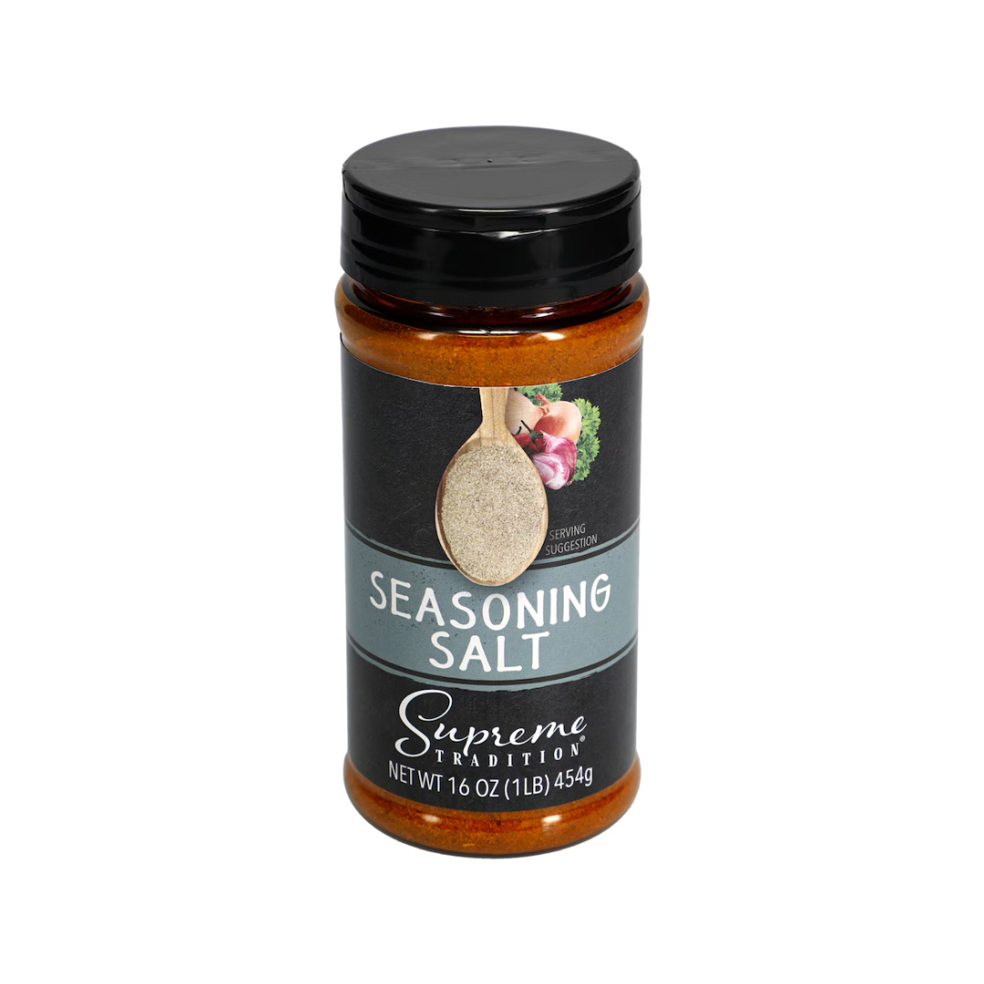 Supreme Tradition Seasoned Salt, 16 oz., haggle goods