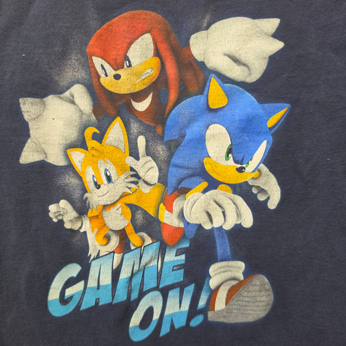 Sonic The Hedgehog Shirt Kids S (6/7) - Game On Long Sleeve T-Shirt Boys
