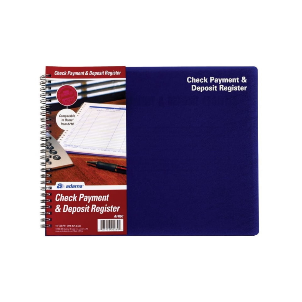 Adams Check Payment & Deposit Register