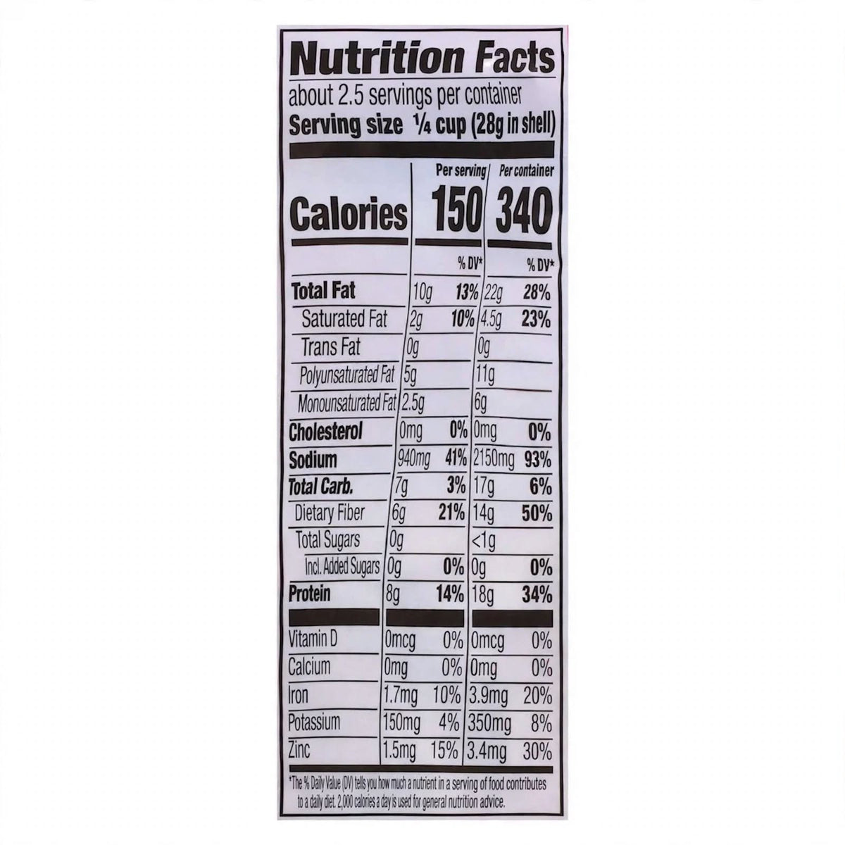 David's Roasted & Salted Pumpkin Seeds 2.25 oz, haggle goods, haggle goods store