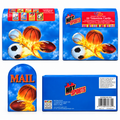 Hot Sports Light-Up Valentine Mailbox – 32 Cards, 8 Designs