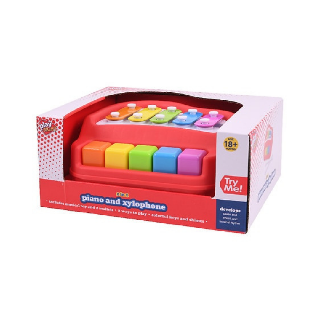 2 in 1 Piano and Xylophone  Musical Toy  Learning Toy