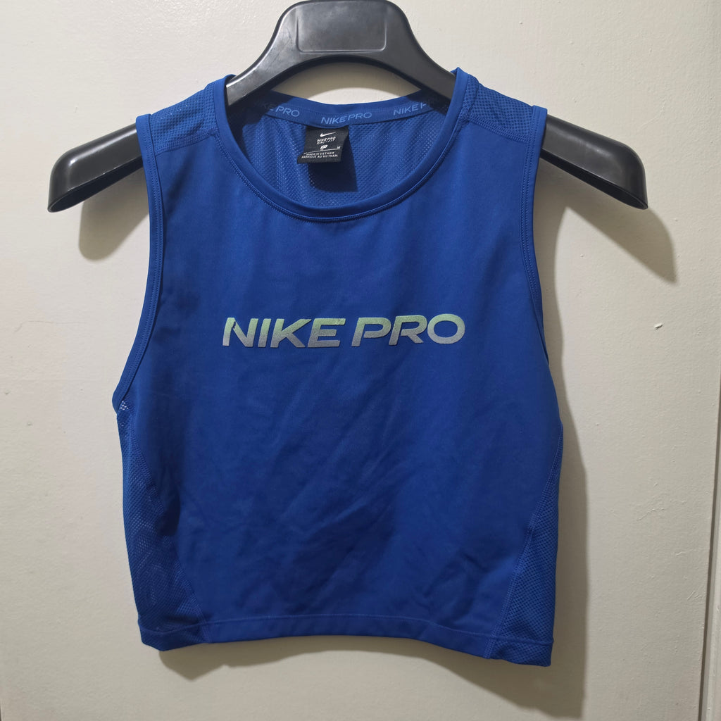 Nike Pro Dri-FIT Women's Blue Performance Tank Top – Medium