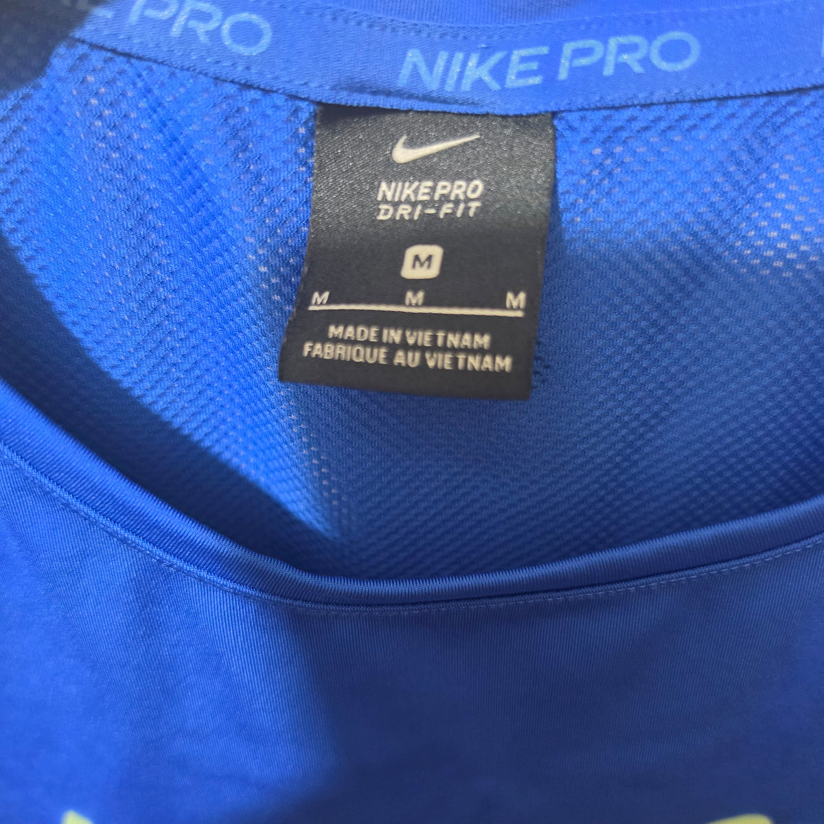 Nike Pro Dri-FIT Women's Blue Performance Tank Top – Medium