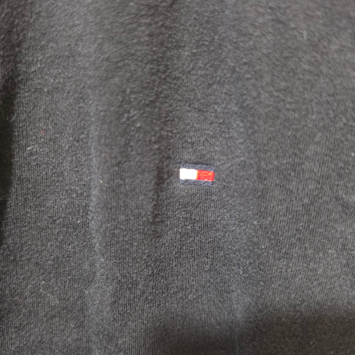 Tommy Hilfiger Polo Shirt Mens L - Black Classic Polo Pre-Owned