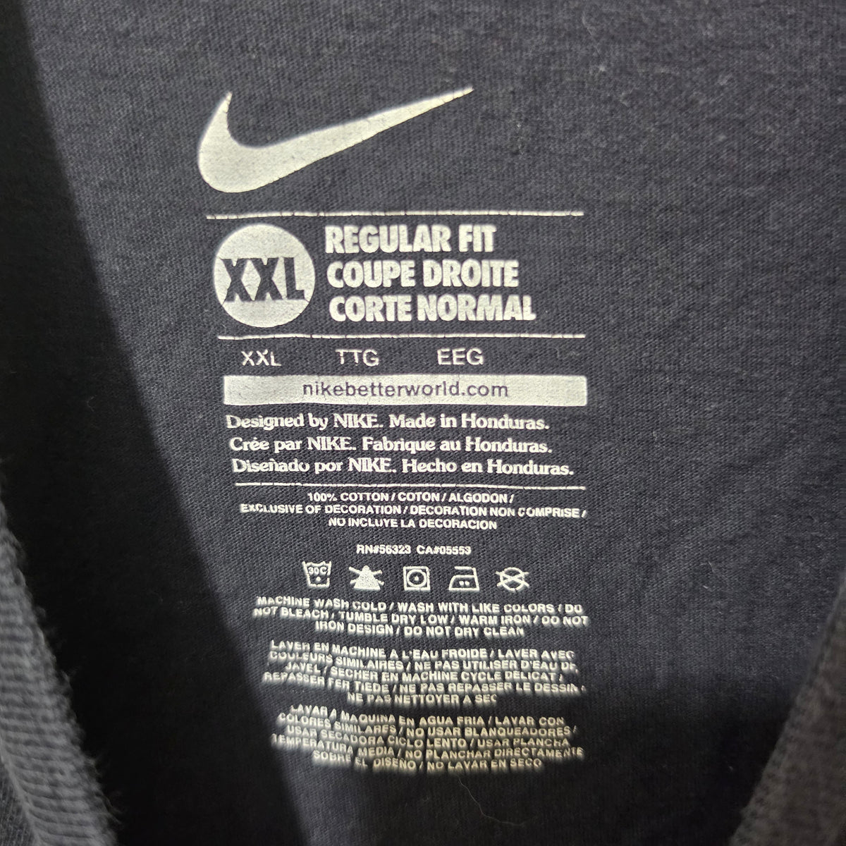 Nike Cougars Own the Court T-Shirt XXL Black