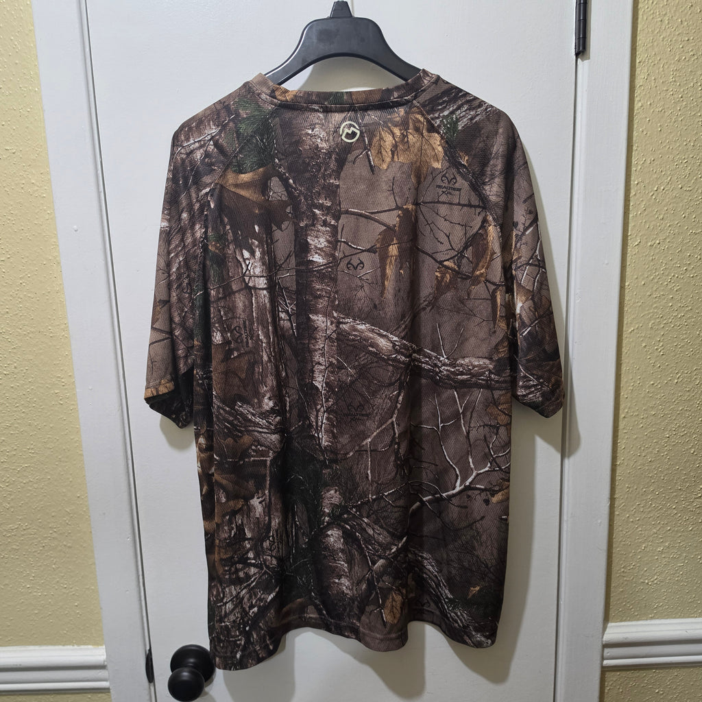 Magellan Outdoors Realtree Camo T-Shirt 2XL - Hunt Gear Hunting Shirt Mens 2XL