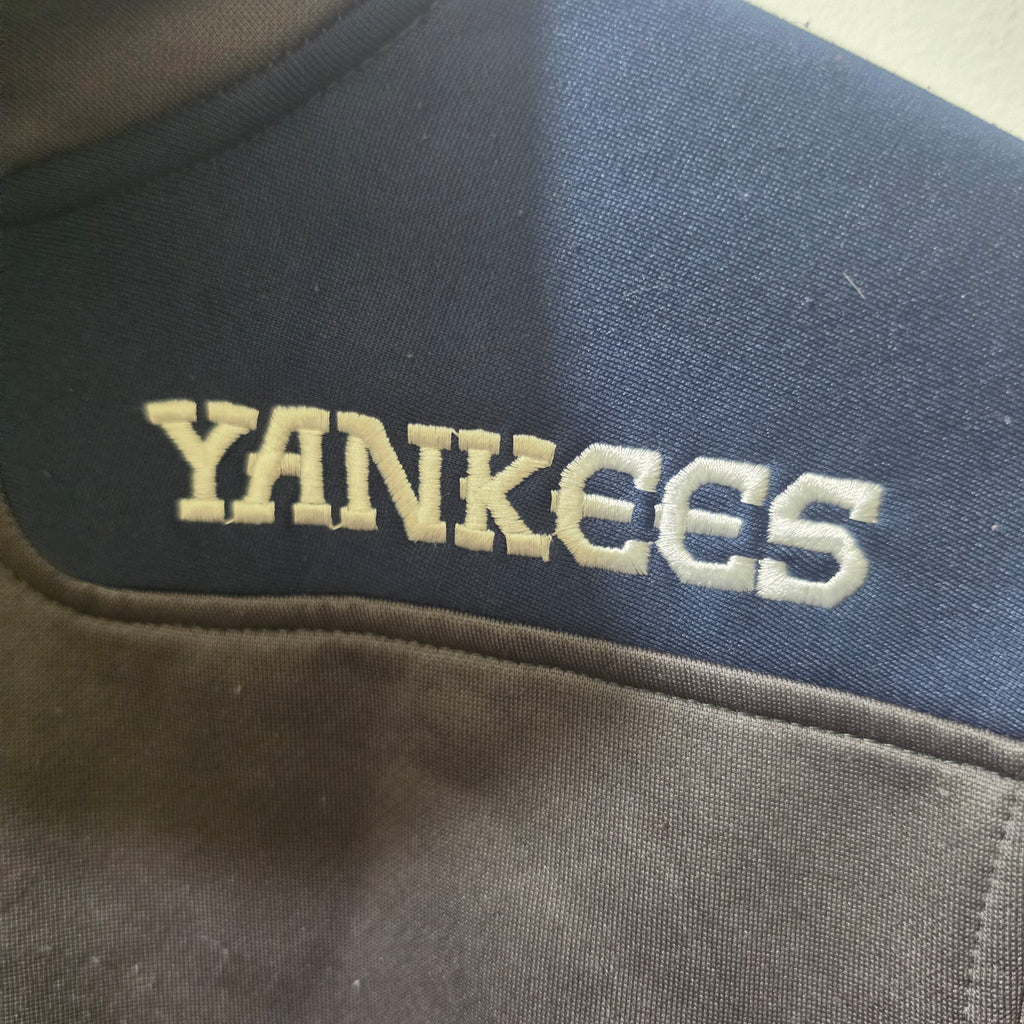 Adidas NY Yankees Hoodie Youth L (14/16) - Gray MLB Pullover