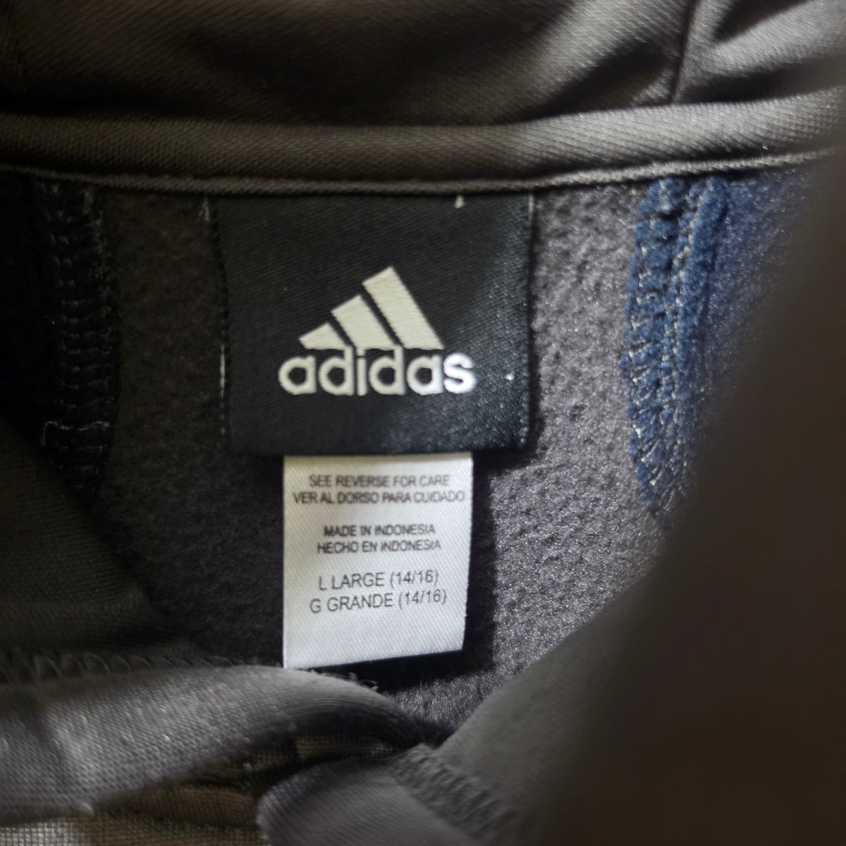 Adidas NY Yankees Hoodie Youth L (14/16) - Gray MLB Pullover