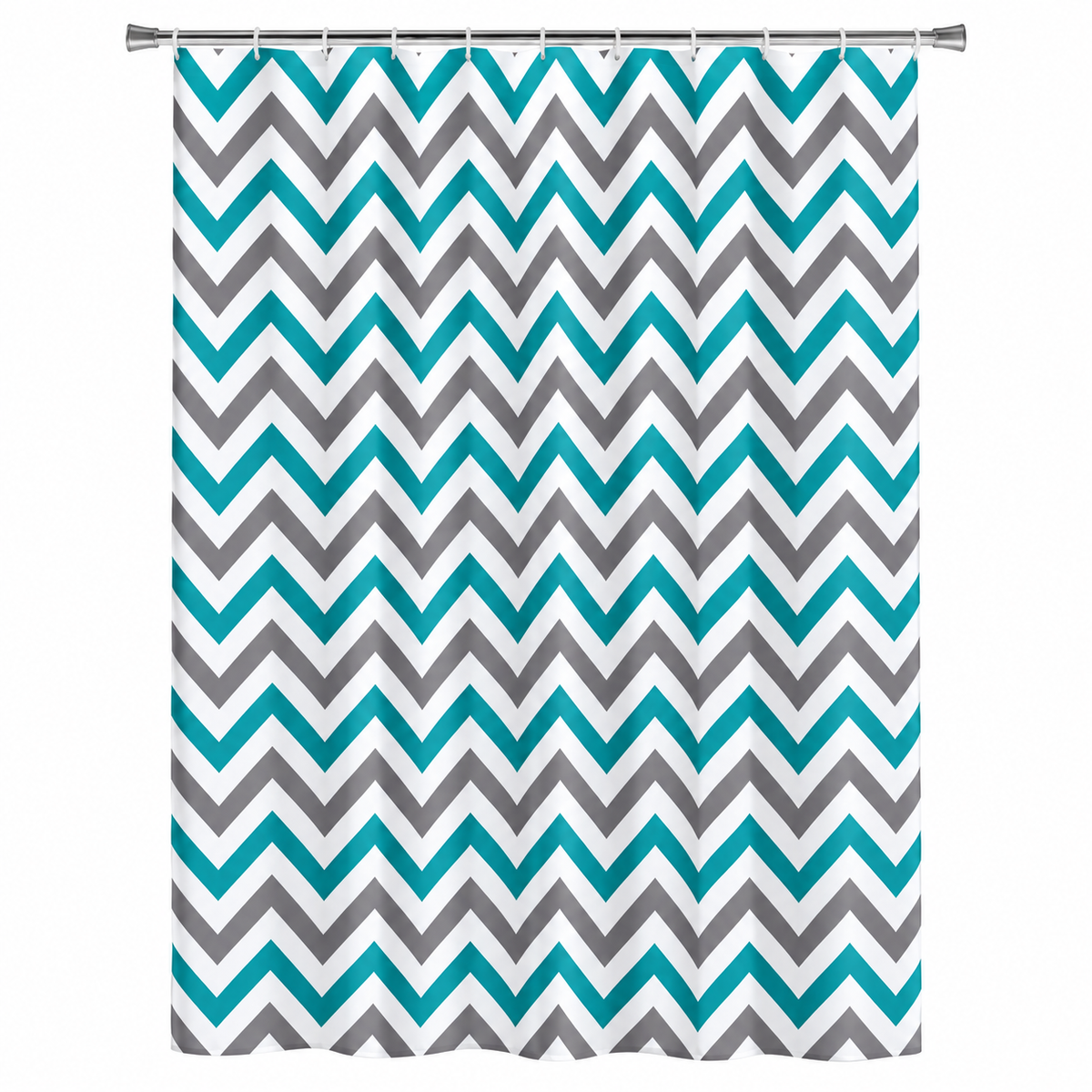 Mainstays Alpha Chevron PEVA Shower Curtain or Liner  70x72