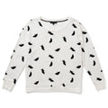 Jane & Delancey Spooky Ghost Print Sweatshirt | NWT Size L, haggle goods, haggle goods store