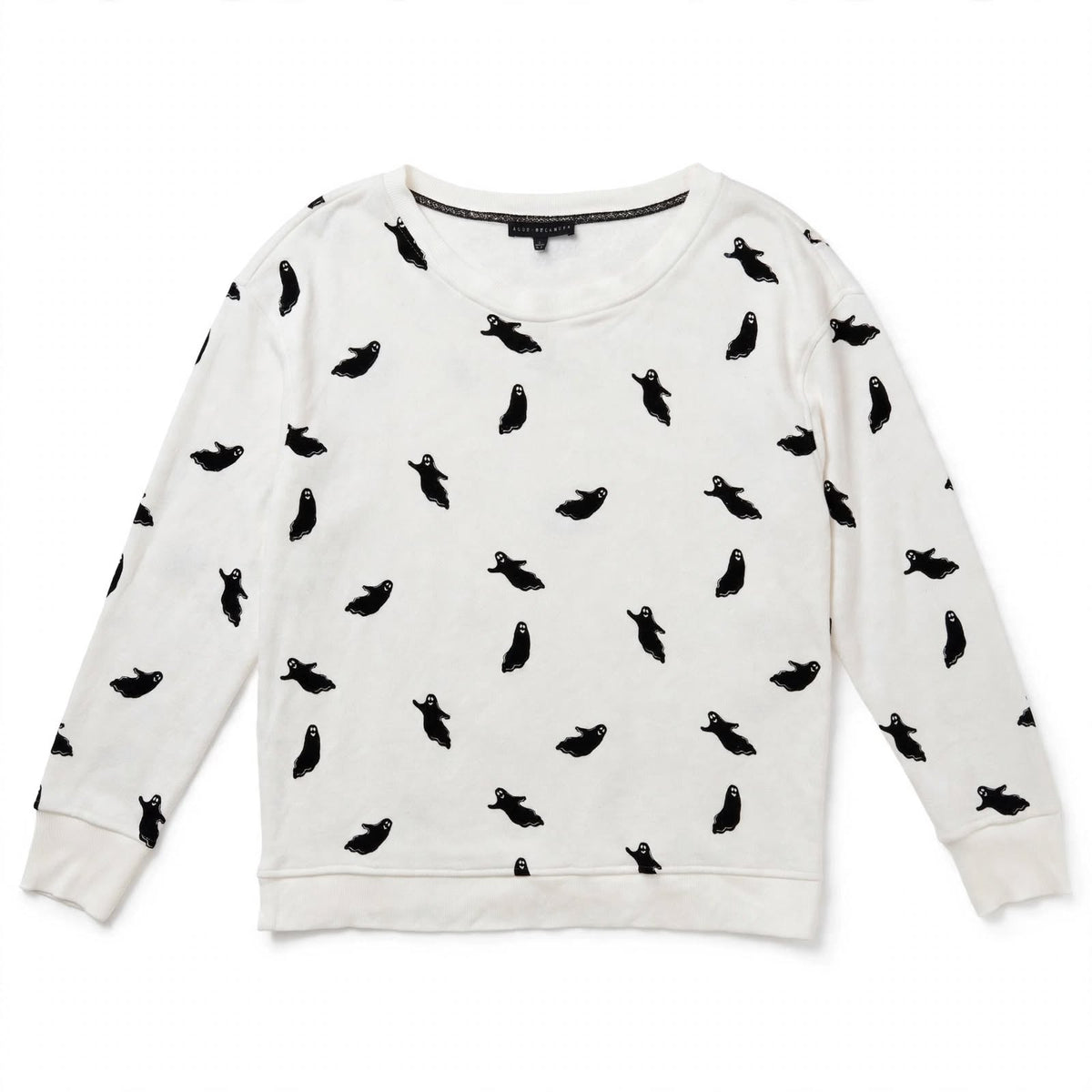 Jane & Delancey Spooky Ghost Print Sweatshirt | NWT Size L, haggle goods, haggle goods store