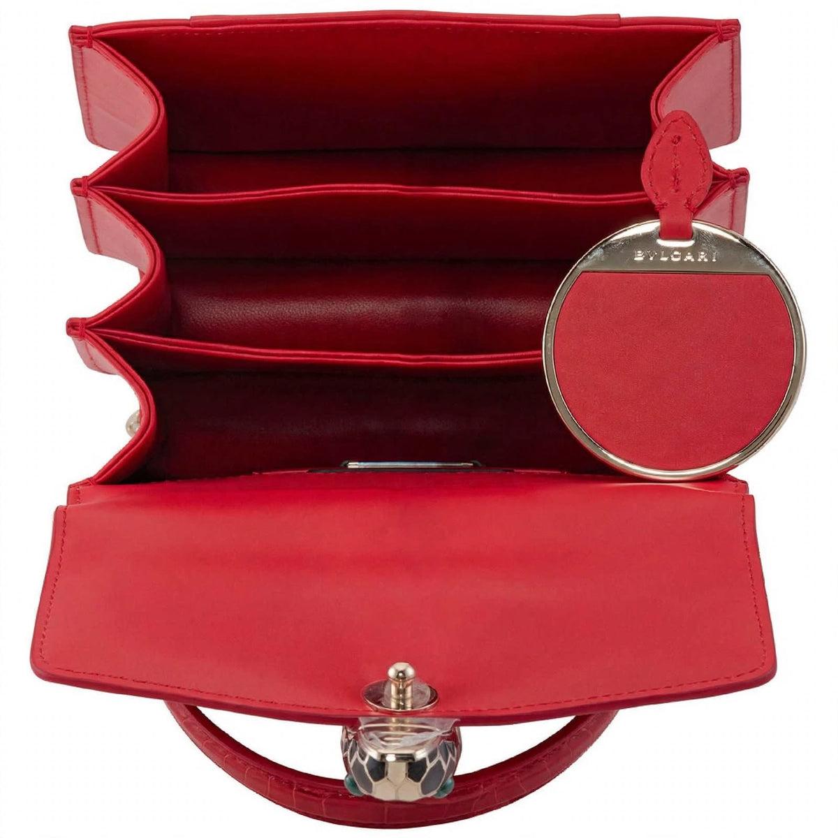 Bvlgari Serpenti Forever Crossbody Bag- Red
