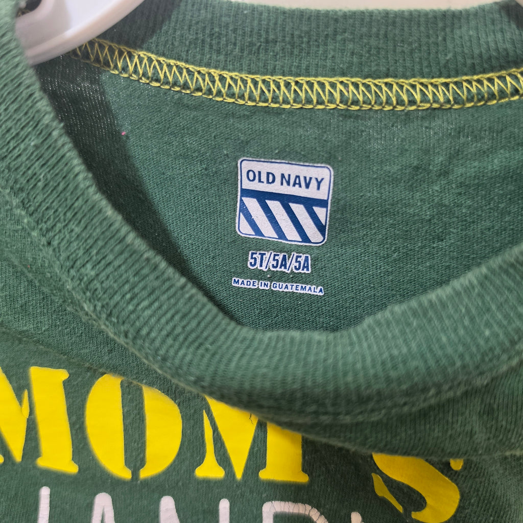Old Navy Mom's Lil Handyman Graphic Long Sleeve Shirt Kids - 5T