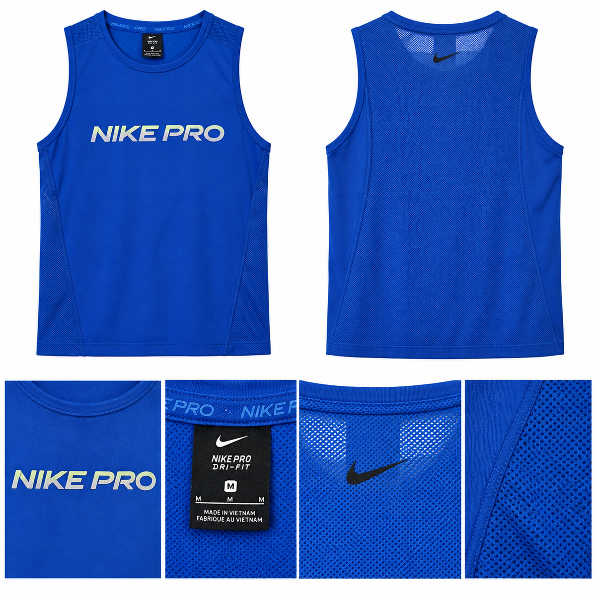 Nike Pro Dri-FIT Women's Blue Performance Tank Top – Medium