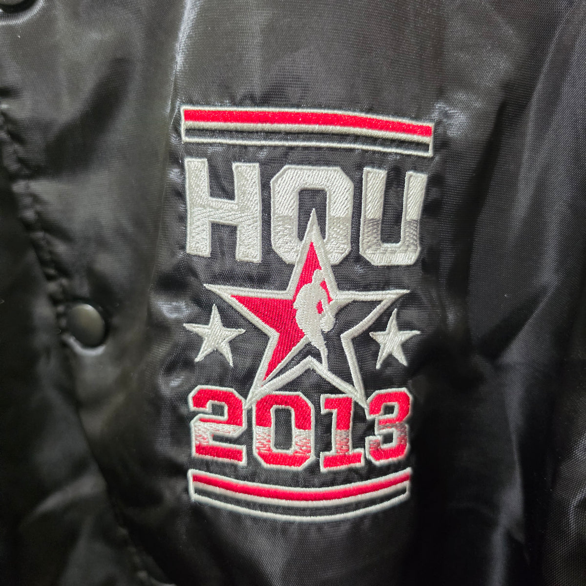 NBA Houston All-Star 2013 Satin Jacket 6XL – Black