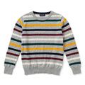 The Children's Place Boys Striped Crewneck Knit Sweater Long Sleeve M (7/8), haggle goods, haggle goods store