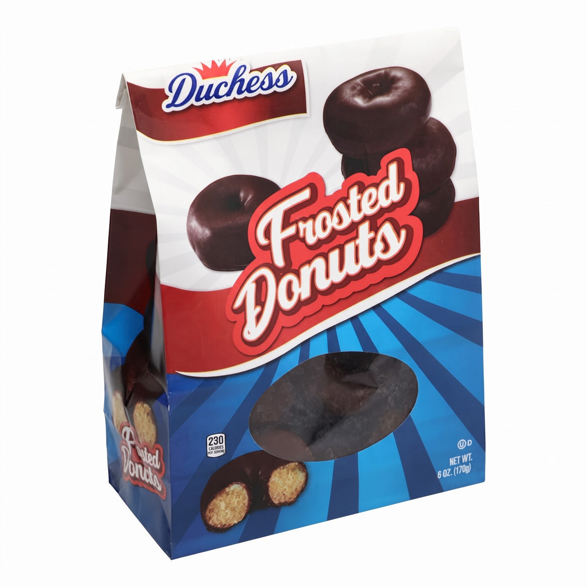 Duchess Chocolate Frosted Donuts – 6 oz, haggle goods, haggle goods store 
