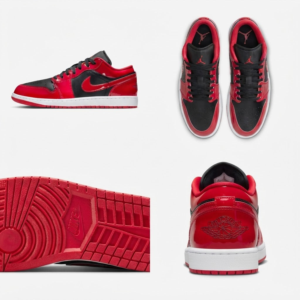 Air Jordan 1 Low Bred Patent