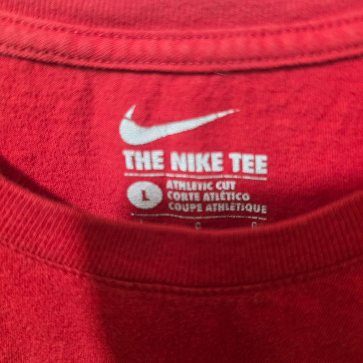 Pre-Owned Nike UH Shirt L - H-Town Takeover Houston Cougars Tee Red