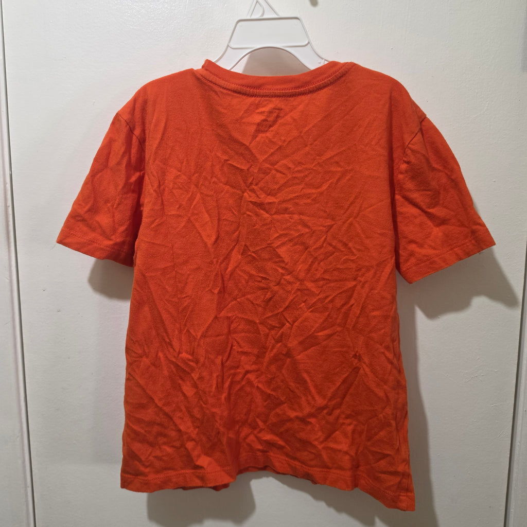 Houston Astros Kids T-Shirt Orange H Star Logo MLB Graphic Tee - Kids M (8)