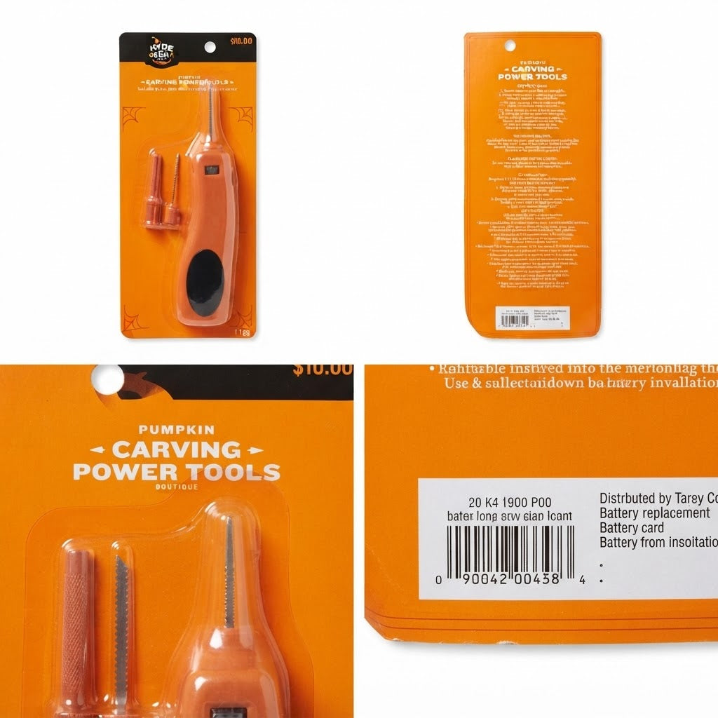 Hyde & Eek! Pumpkin Carving Power Tools Set