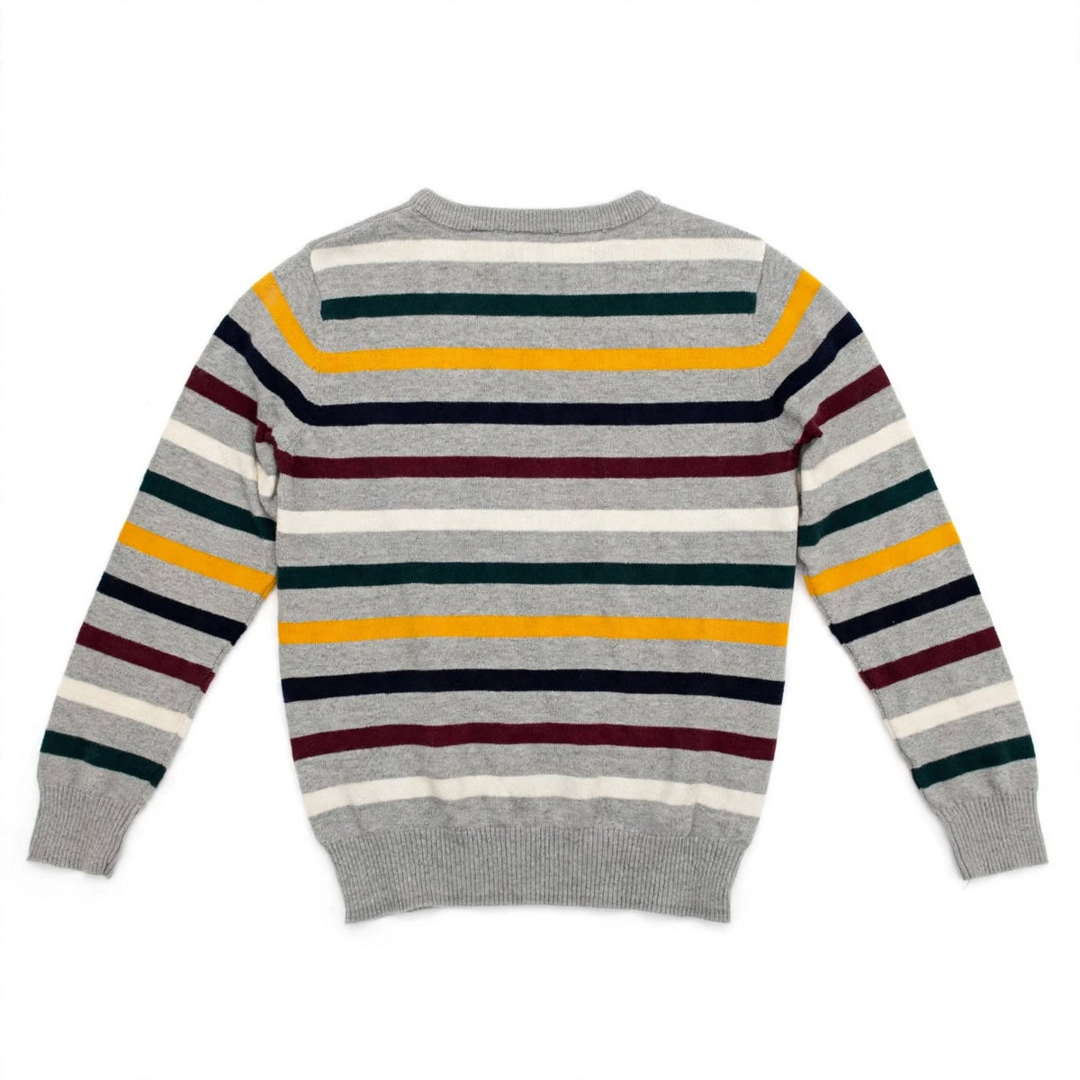 The Children's Place Boys Striped Crewneck Knit Sweater Long Sleeve M (7/8), haggle goods, haggle goods store