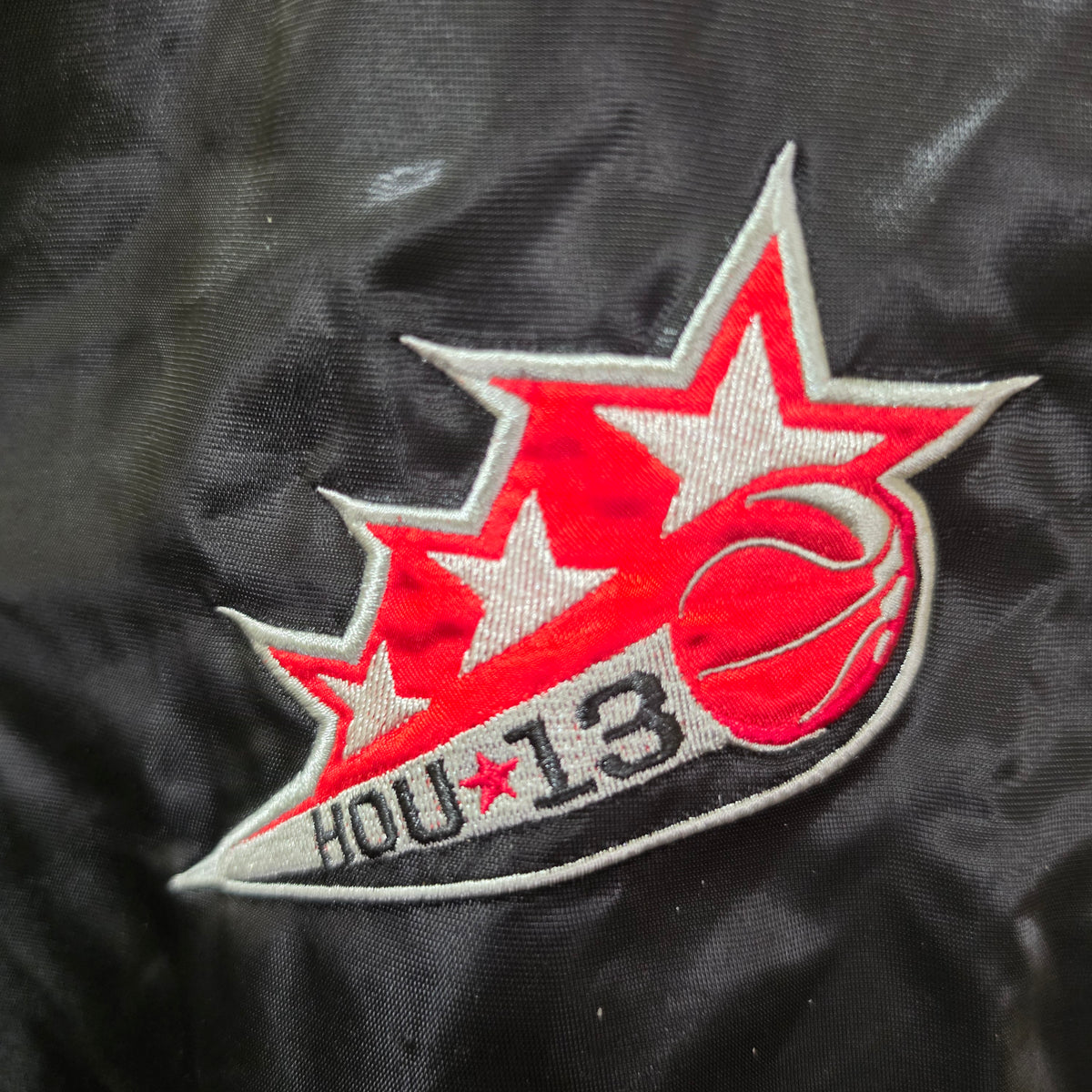 NBA Houston All-Star 2013 Satin Jacket 6XL – Black