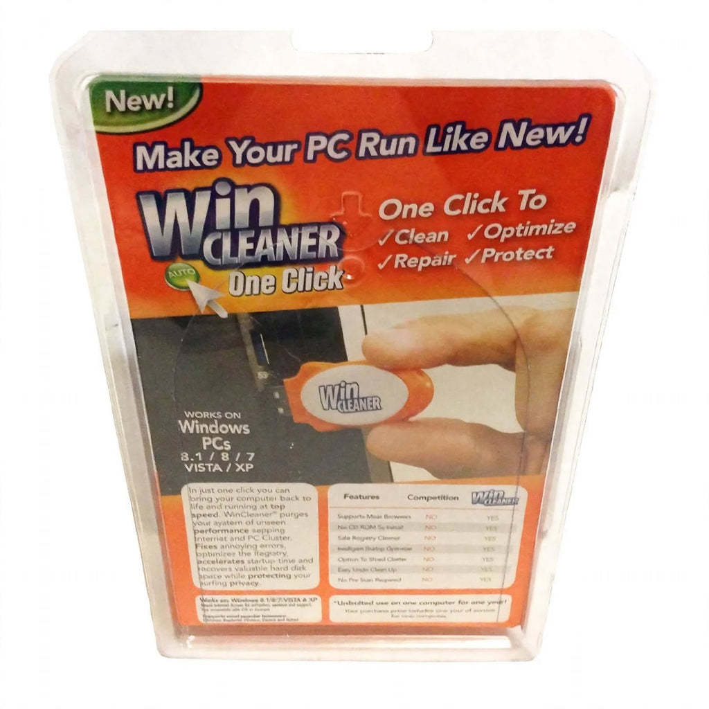 WinCleaner One Click USB - As Seen On TV PC Cleaner & Optimizer - Make Your PC Run Like New